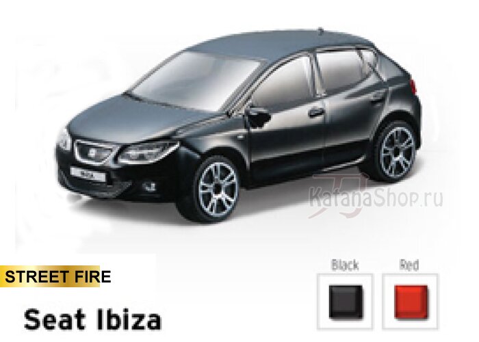 модель Seat Ibiza (Чёрный)